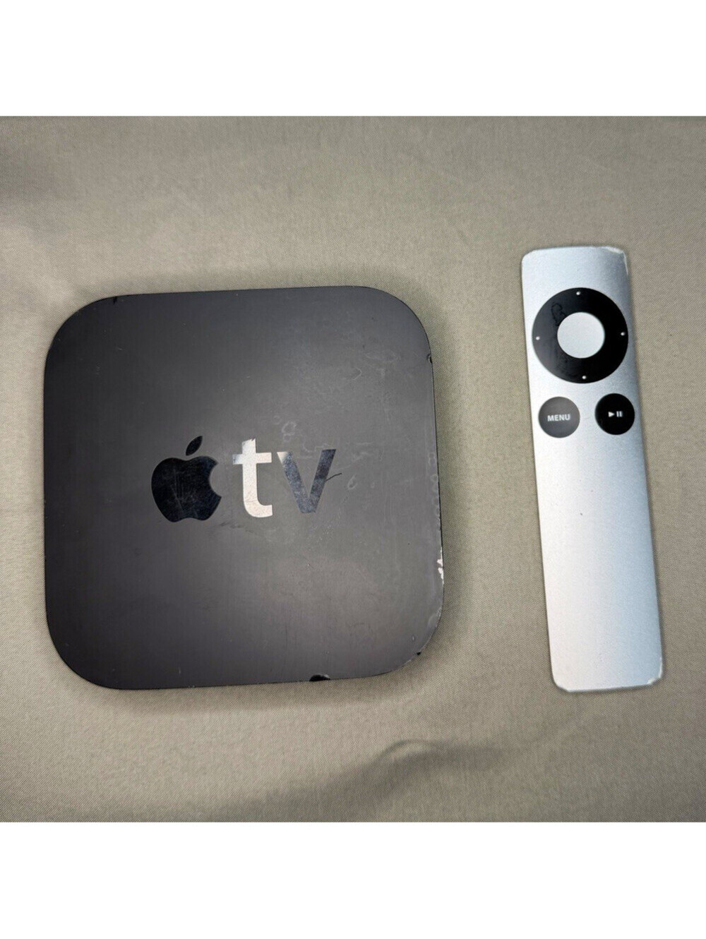 Apple TV Media Streaming Box w/ Apple Remote HDMI Ethernet Optical Silver
